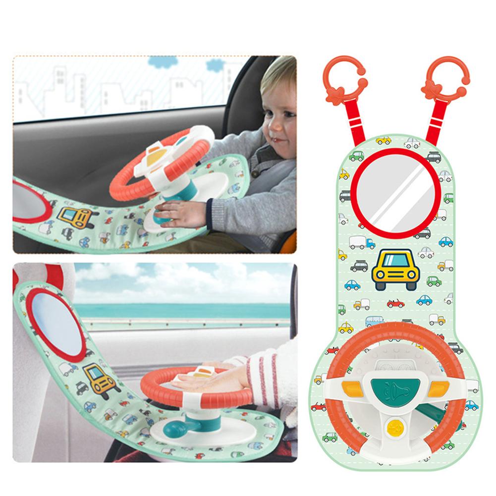 Baby Kids Eletric Simulation Steering Wheel Toy Driving